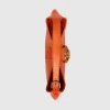 GUCCI Aphrodite Medium Skuldertaske - Orange Læder