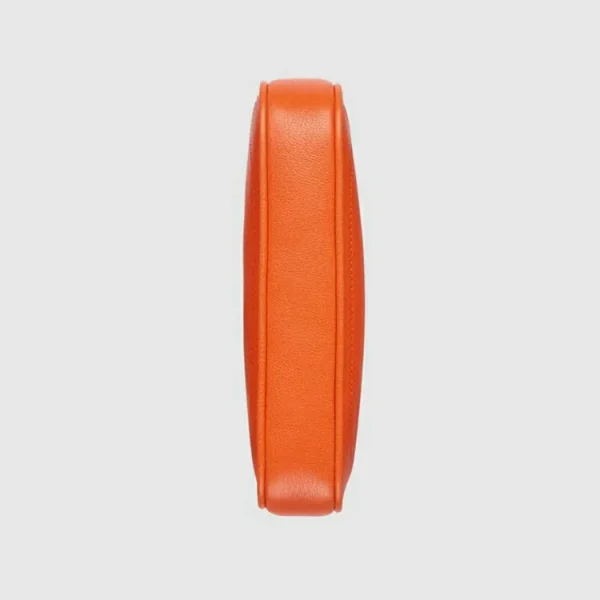 GUCCI Aphrodite Mini Skuldertaske - Orange Læder