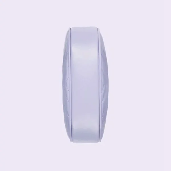 GUCCI GG Marmont Halvmåneformet minitaske - lilla læder